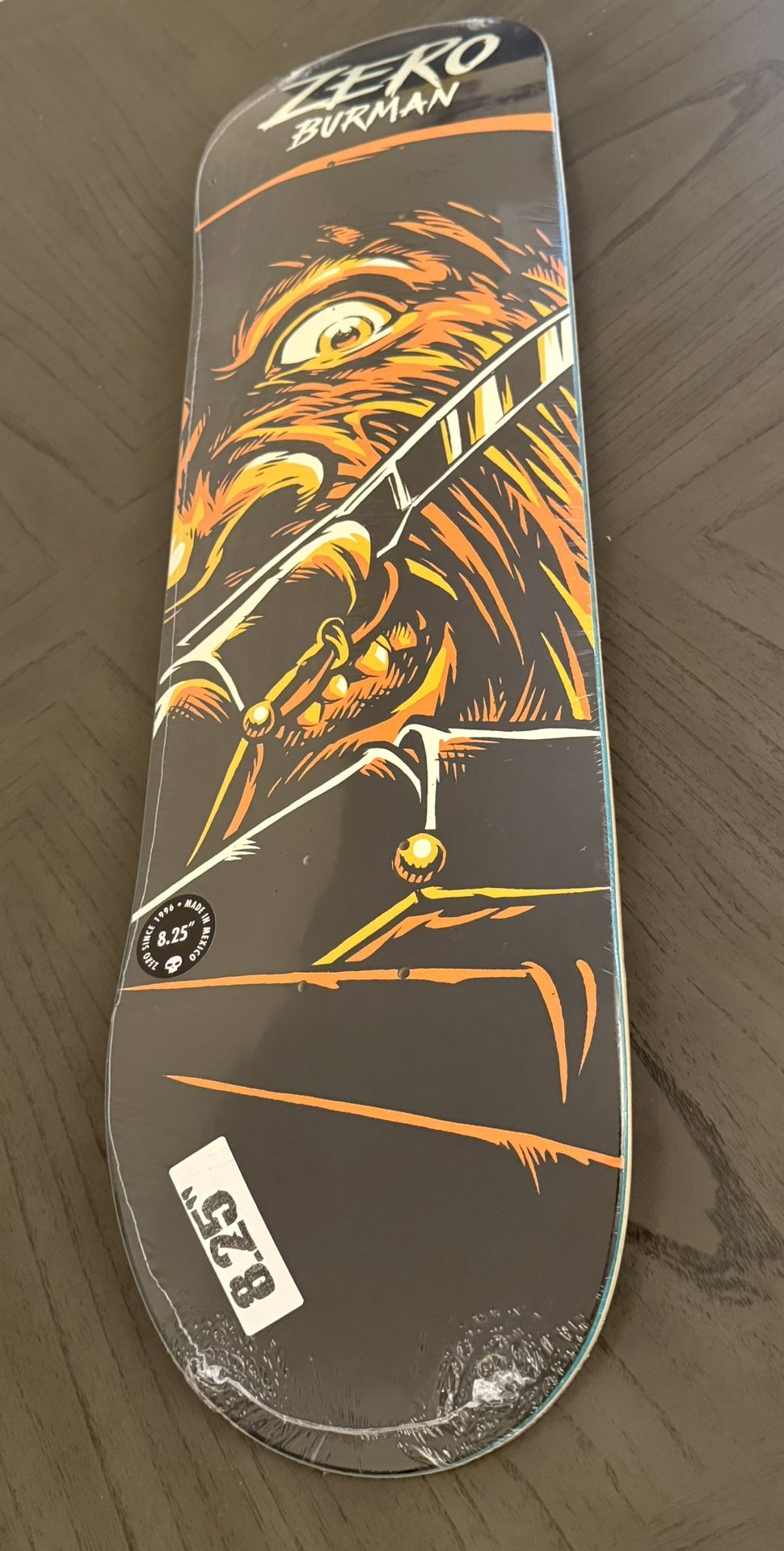 Burman Freddy Krueger  Fright Night Zero Skateboard Deck Halloween 