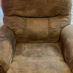 Leather Rocking Recliner