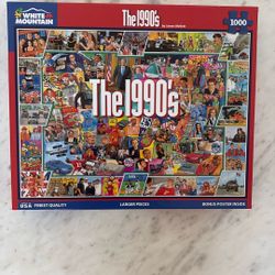 White Mountain The 1990’s - 1000 Piece Puzzle