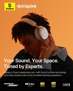 Baseus Inspire XH1 ANC Headphones - Bose Sound, Dolby Audio - Brand New
