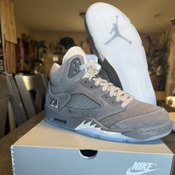 Jordan 5 Wolf Grey Size 8.5