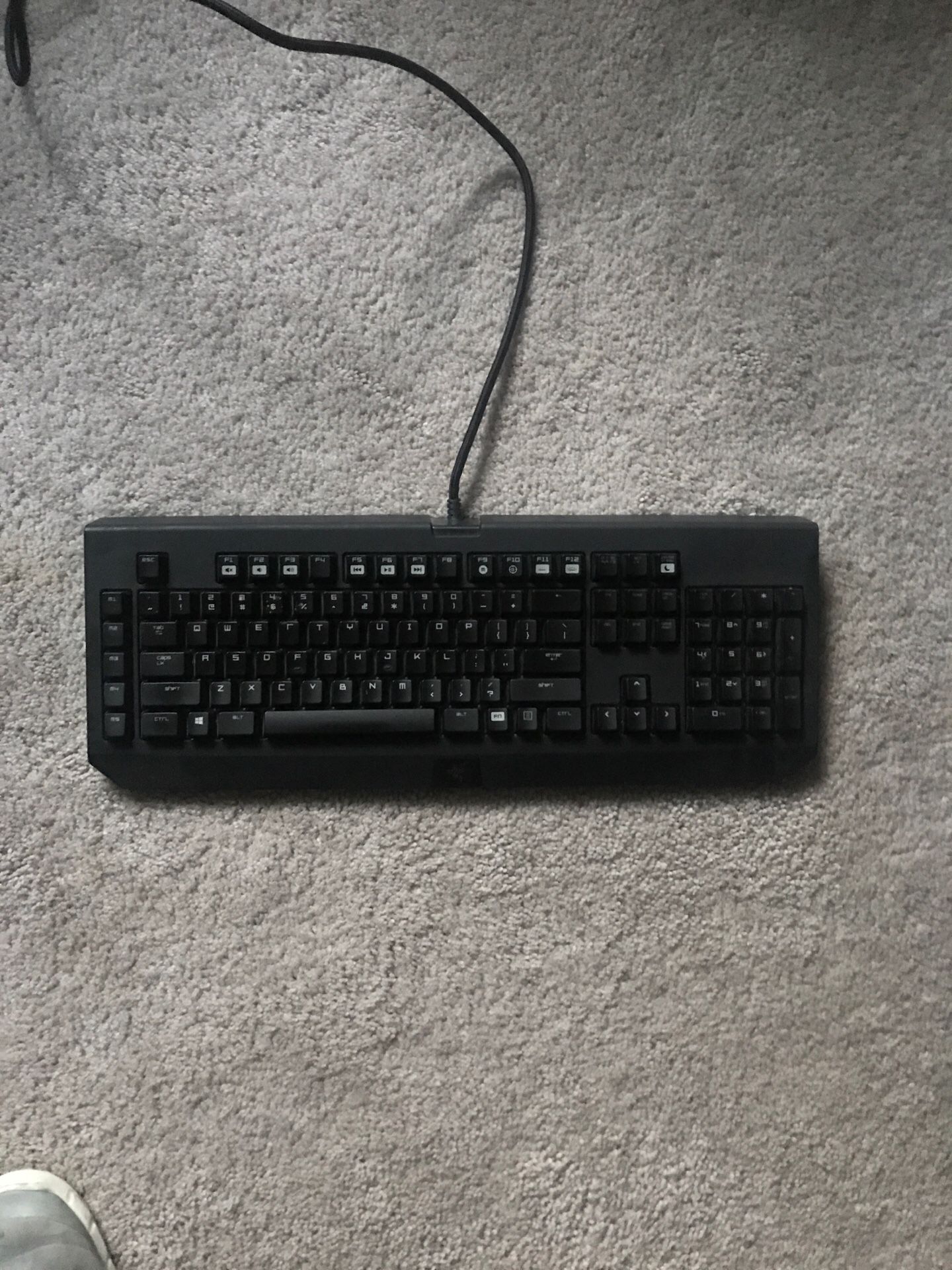 Black widow chroma PC usb mechanical keyboard