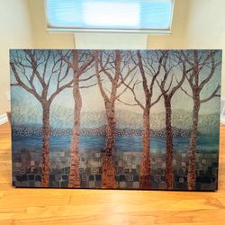 Large Canvas Wall Art – Winter Trees