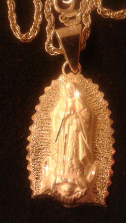 925 silver pendant and chain one foot long