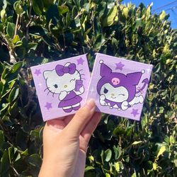 Hello Kitty & Kuromi Mini Paintings (Magnetic)