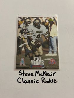 Steve McNair Houston Oilers All-Pro QB Classic Rookie Card.