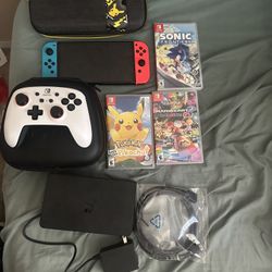 Nintendo Switch Oled With Pro Controller 