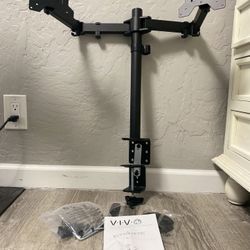 VIVO Dual Monitor Desk Mount Black