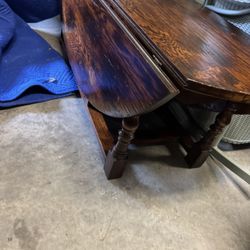 Drop Leaf Coffee Table, Solid Wood