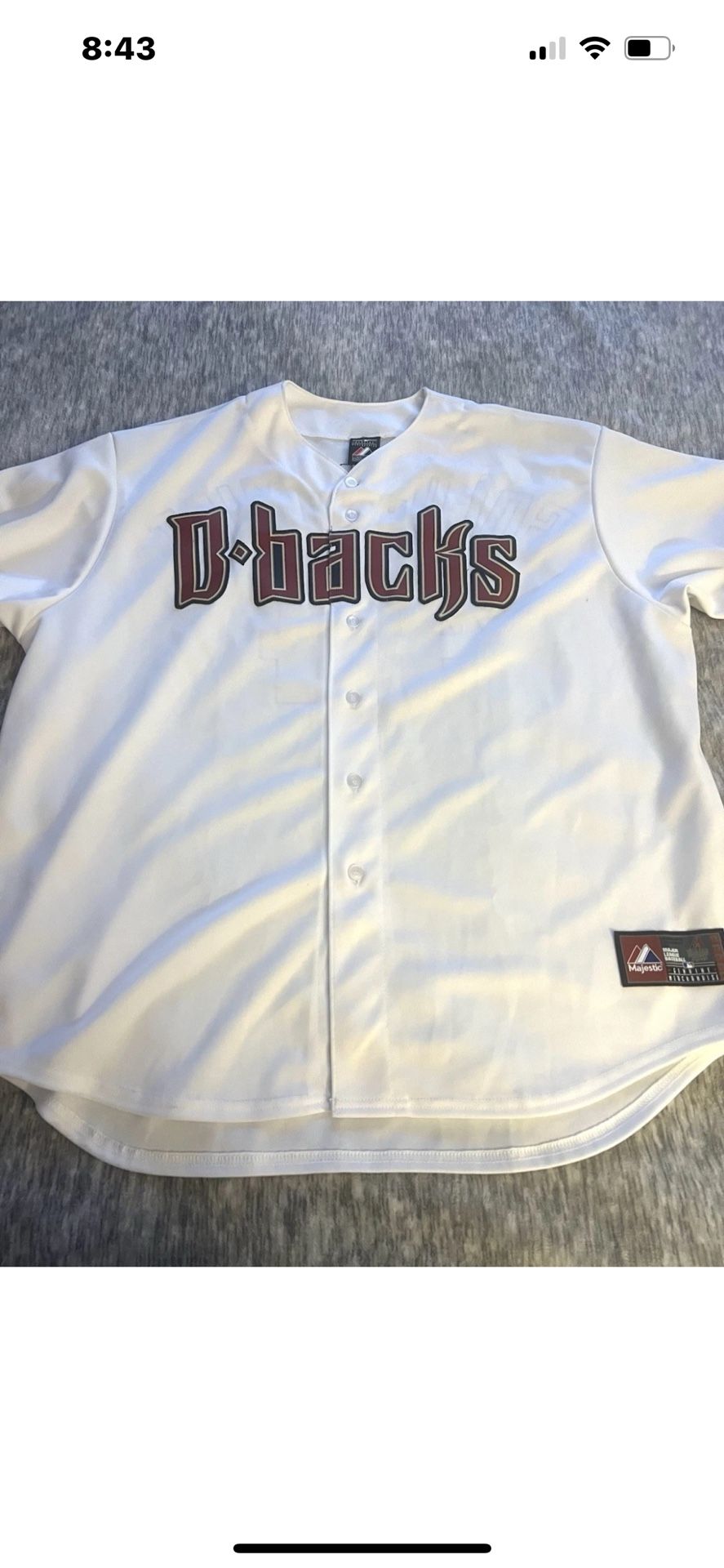 Arizona Diamondbacks Paul Goldschmidt Baseball Jersey Size 3XL