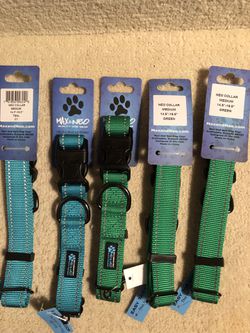 Dog collars Max & Neo. NEW. $10 each