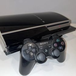 Sony PlayStation 3 (PS3) Model CECHK01 Fat Console, Controller & Cords TESTED