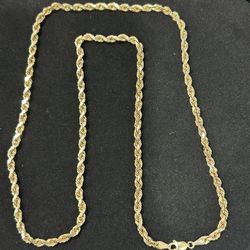 10k Solid Heavy Rope Chain - $65per Gram