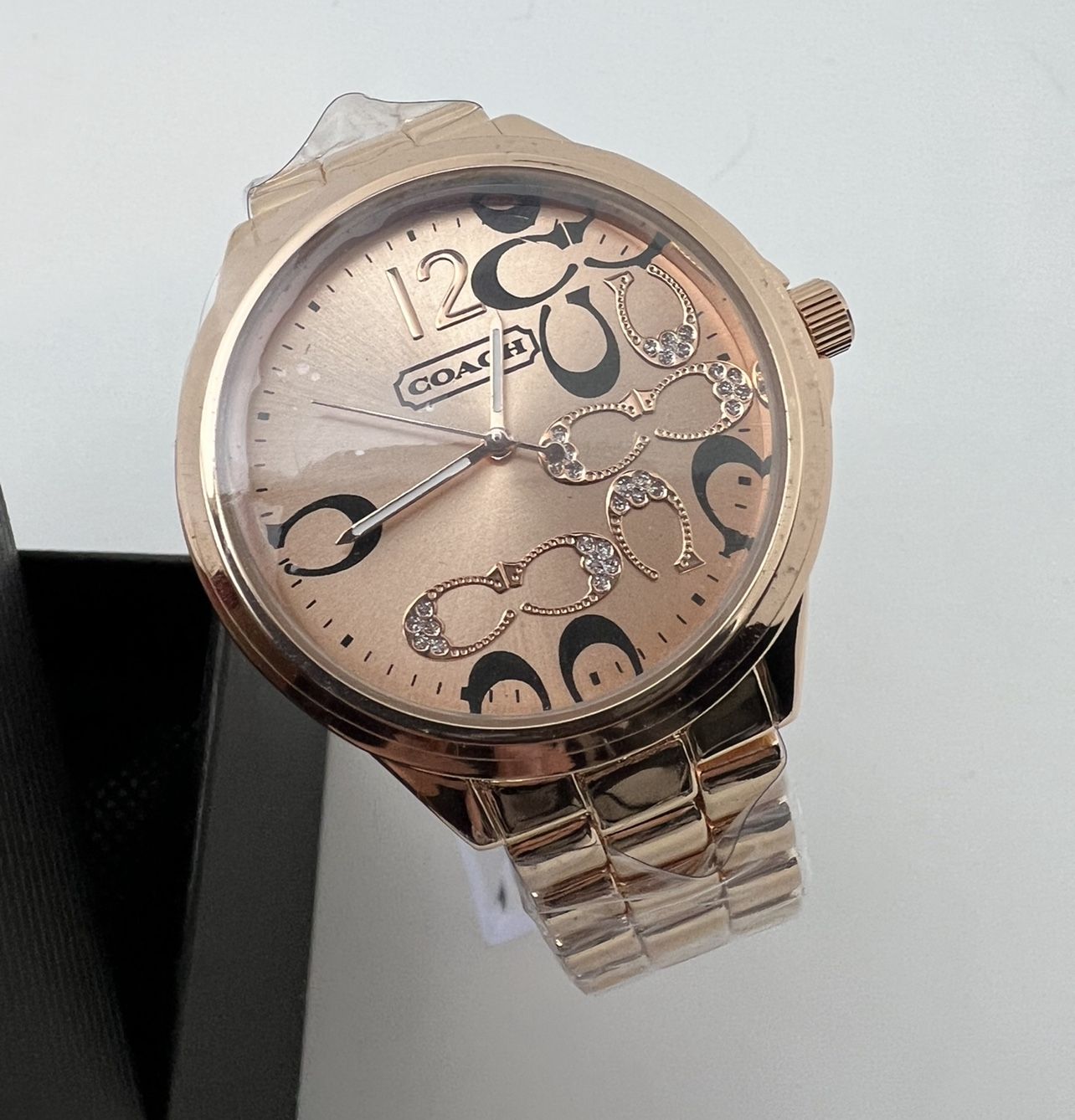 Rose Gold Coach Watch