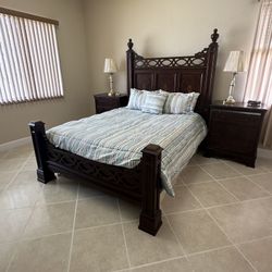 Bedroom Set Solid Wood 