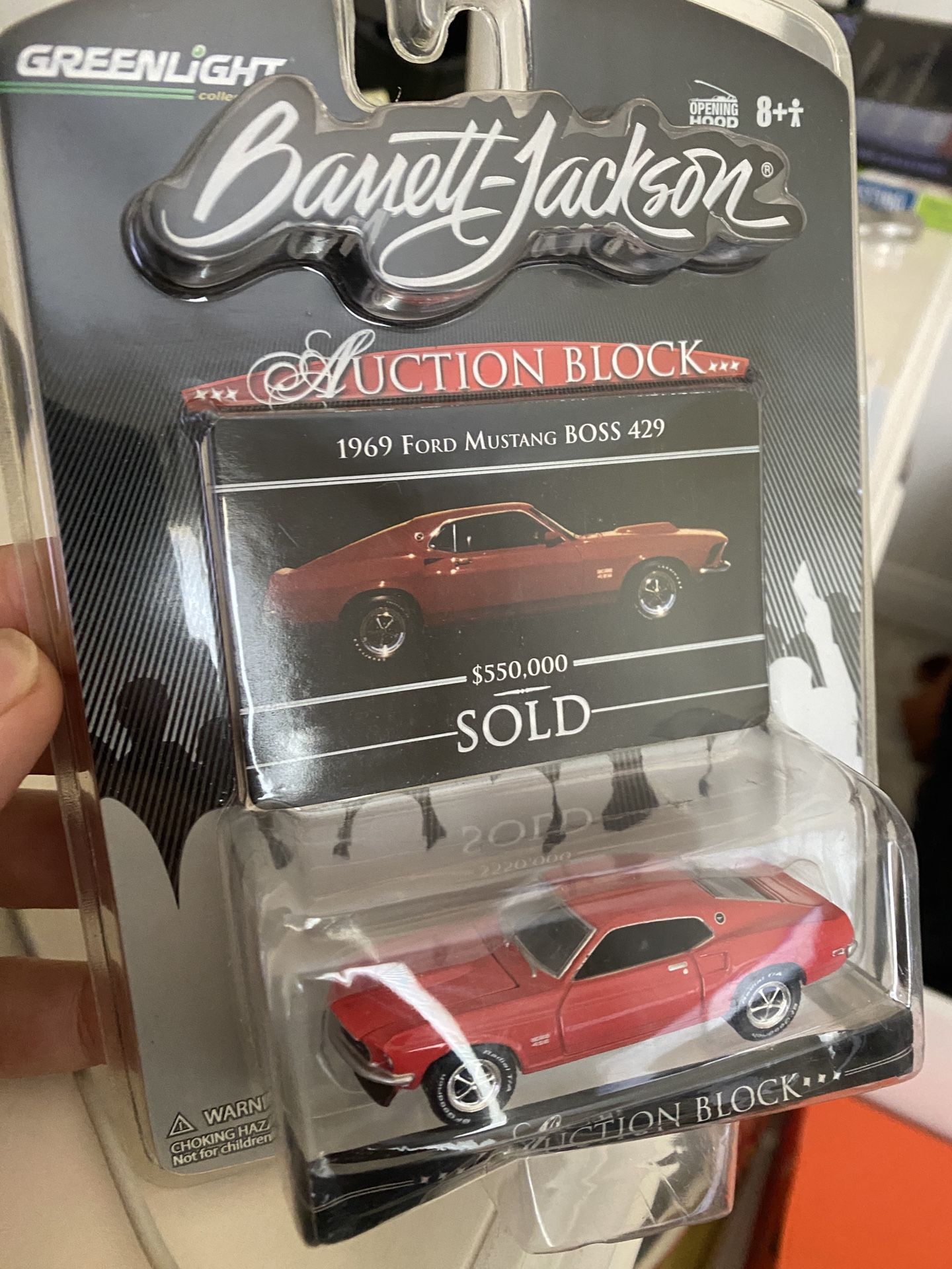 “Collectibles” 1969 Ford Mustang Toy Car Unopened