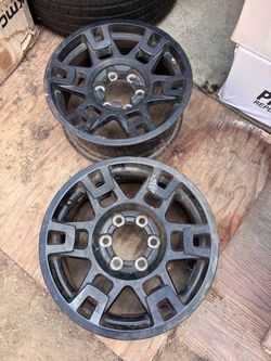 (2) pair OEM TRD pro wheels