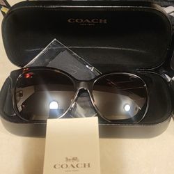 Coach Women's Universal Fit Square Sunglasses. 
