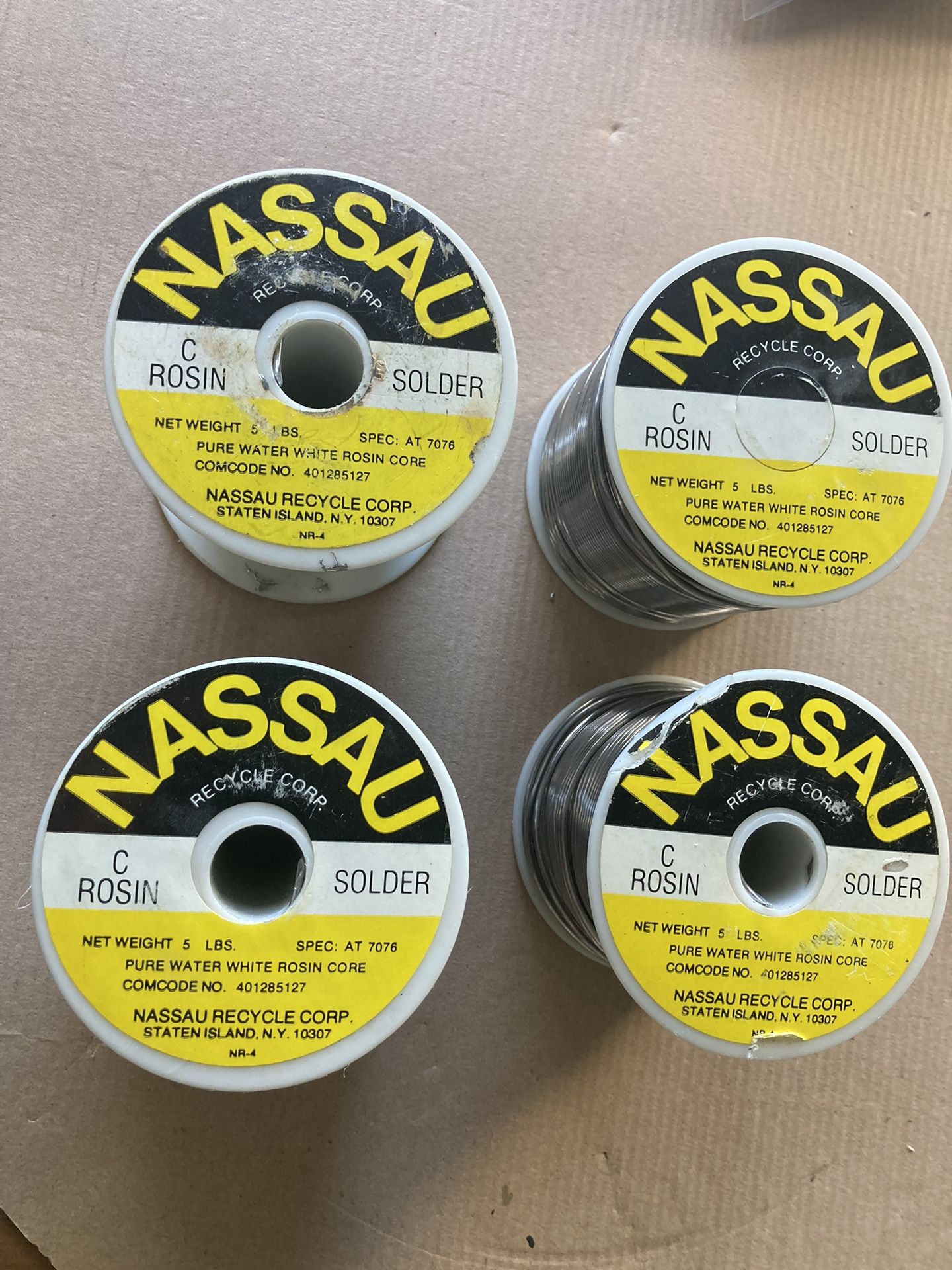 Nassau Rosin Core Solder