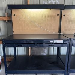 Multipurpose Workbench With Lighting & Outlet
