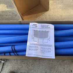 6 Trampoline Poles - ONLY POLES 