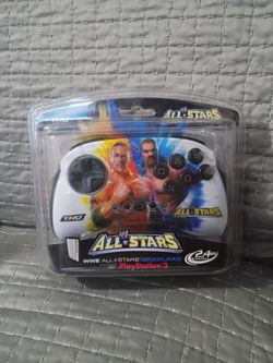 New PS3 Fight Pad Controller WWE All Stars Brawlpad Wrestling - Sealed with Bluetooth Dongle PlayStation 3 controller