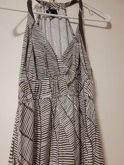 Gap Women's Black and White long dress size xs
