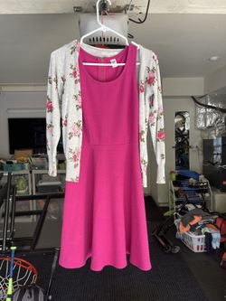 Old navy dress With cute Cardigan XS/S 