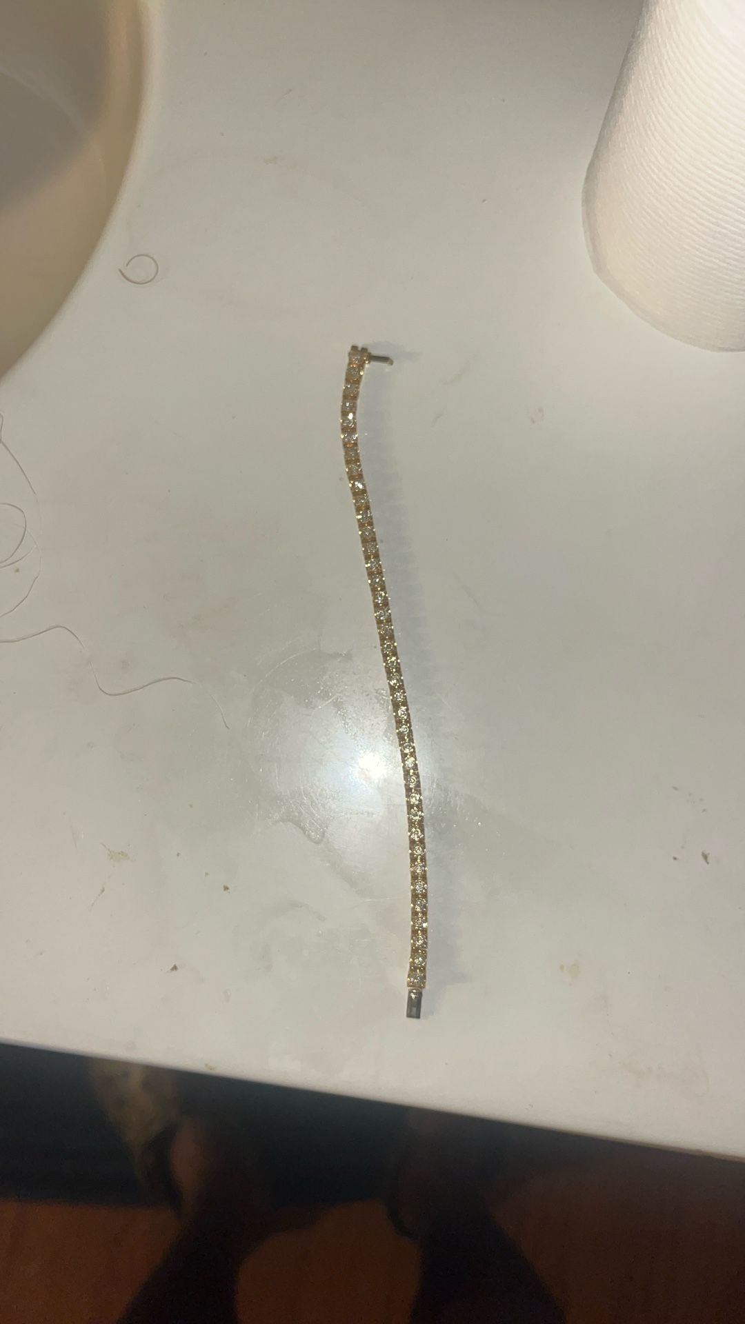 Diamond Illusion Gold Bracelet