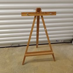Handmade Wooden Easel ~ Art Canvas Picture Display  23 x 16 x 35
