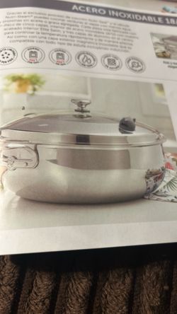 Cacerola vida sana de 10 qt de Princess house nueva no tengo se caja original pero está nueva