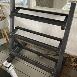 3 Tier Heavy Duty Dumbbell Rack