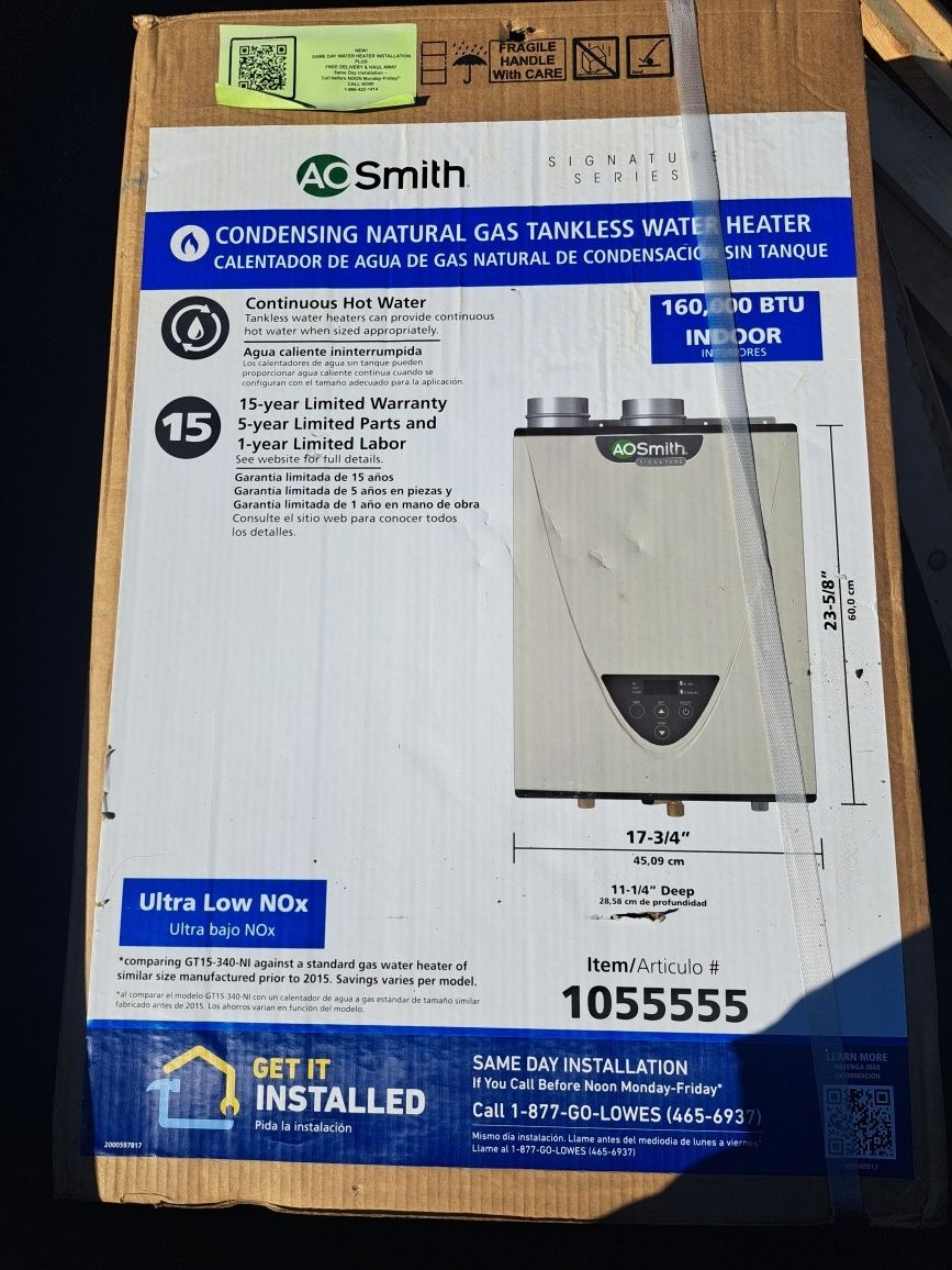Gas Thankless Water Heater