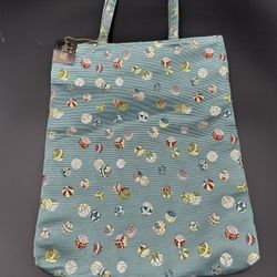 NWT Asian Design Canvas Tote Bag