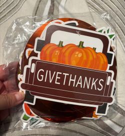 Give Thanks Thanksgiving Cutout Decorations