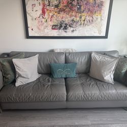 Brazilian Leather Couch. 