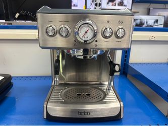 Brim 19-Bar Espresso Machine & Cappuccino Maker (Model TSK-1859B)