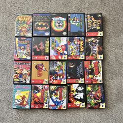 Custom NES, SNES And n64 Game Cases (Cases Only)