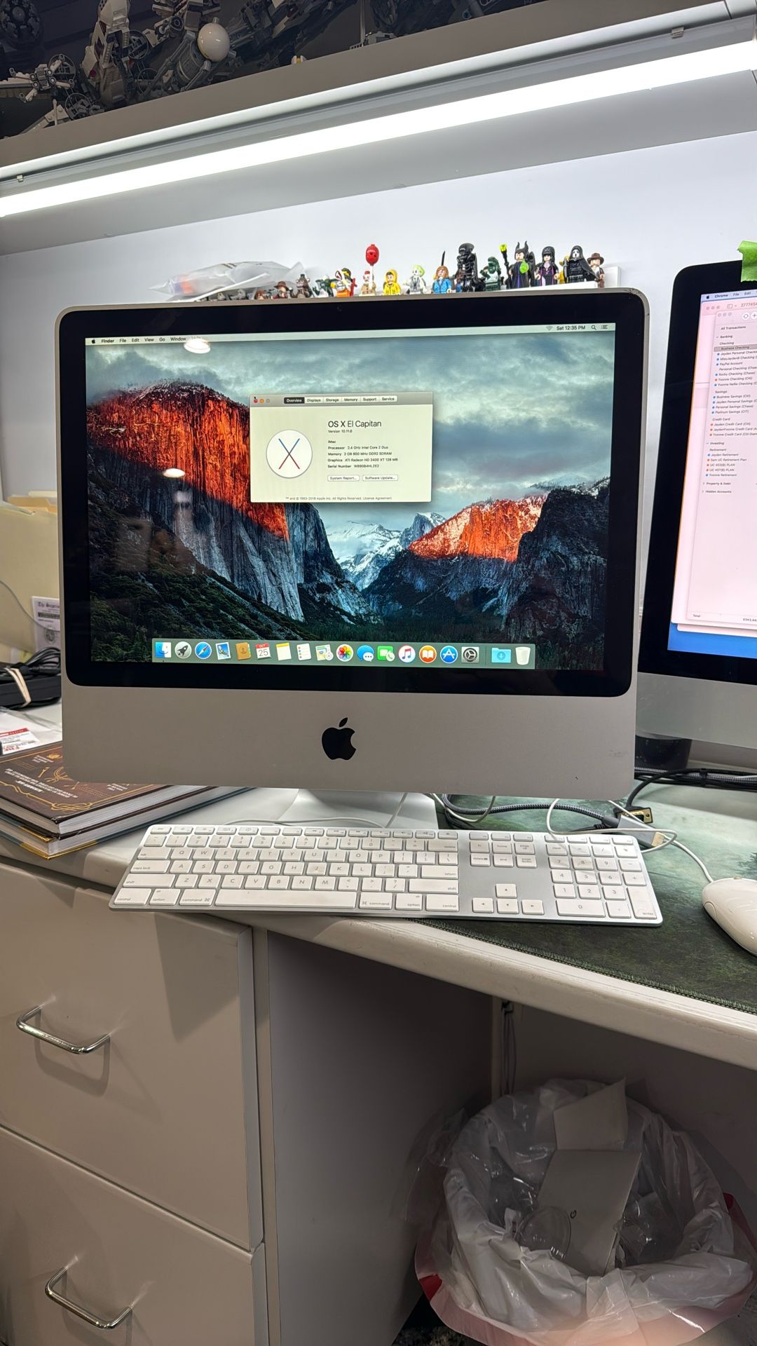 21inch iMac 2009, 2gb/250gb Keyboard And Mouse