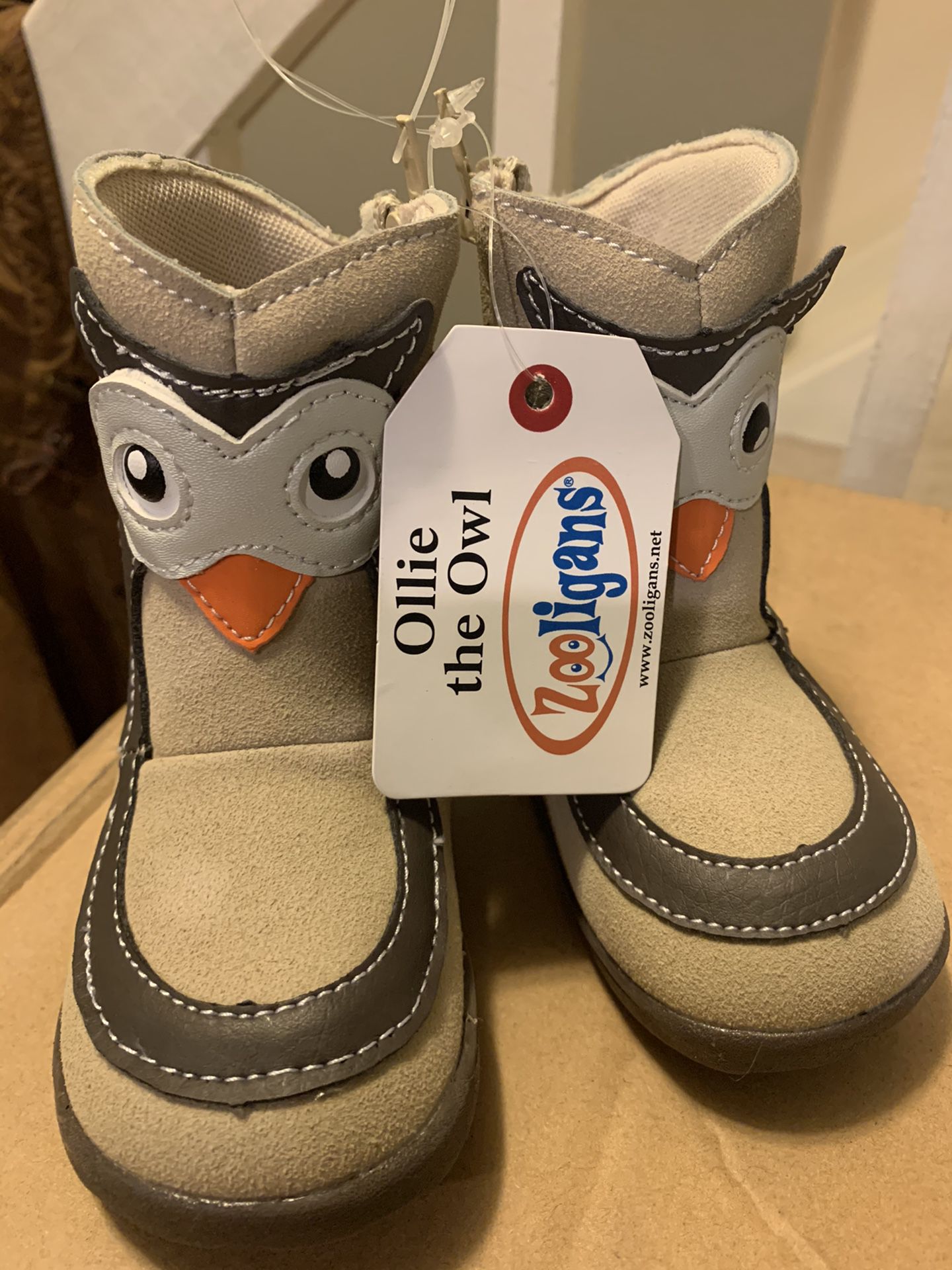 Toddlers cute owl boots