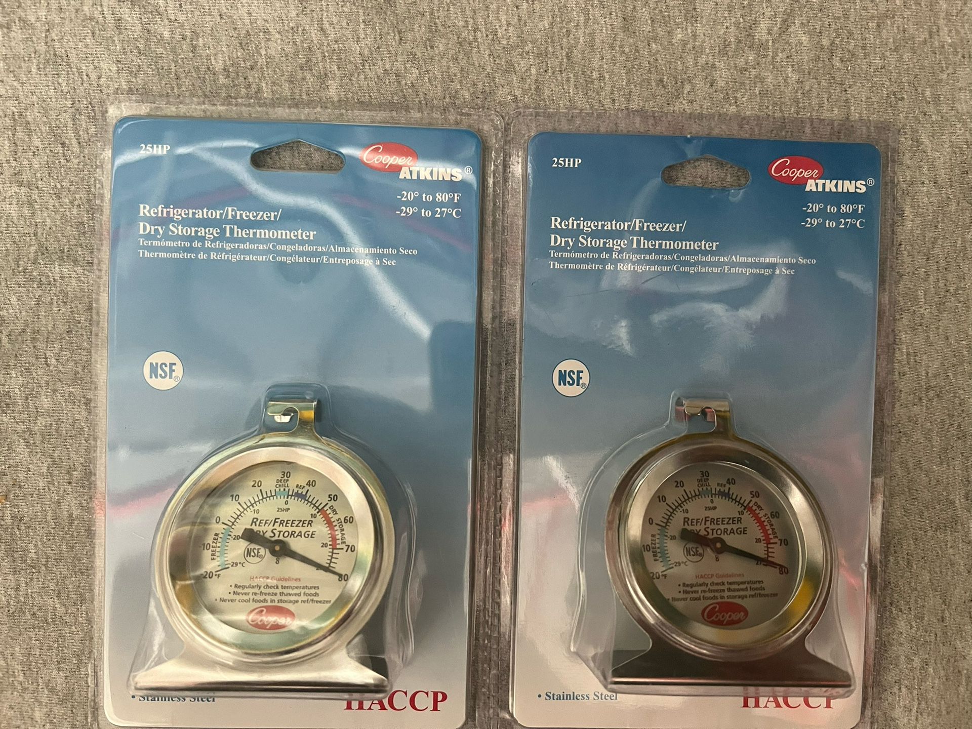 Refrigerator/Freezer/Dry Storage Thermometer