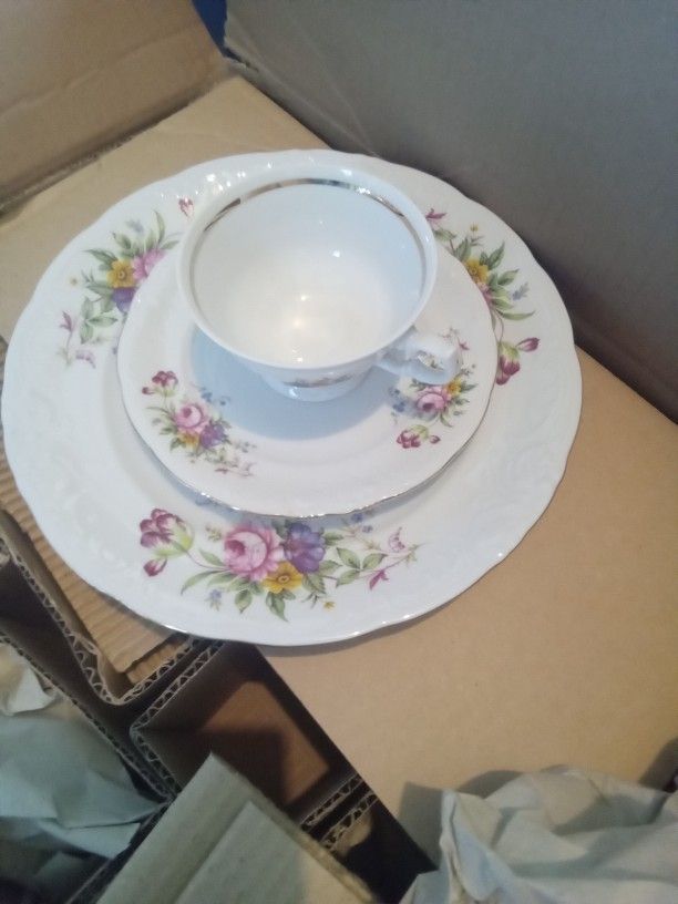 Royal Kent Poland 47 Piece China Set