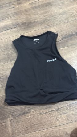 Guess Black Sleeveless Crop Top