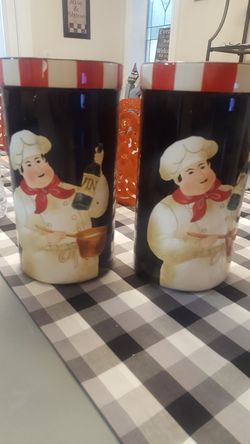 2 vintage wine bottle chillers