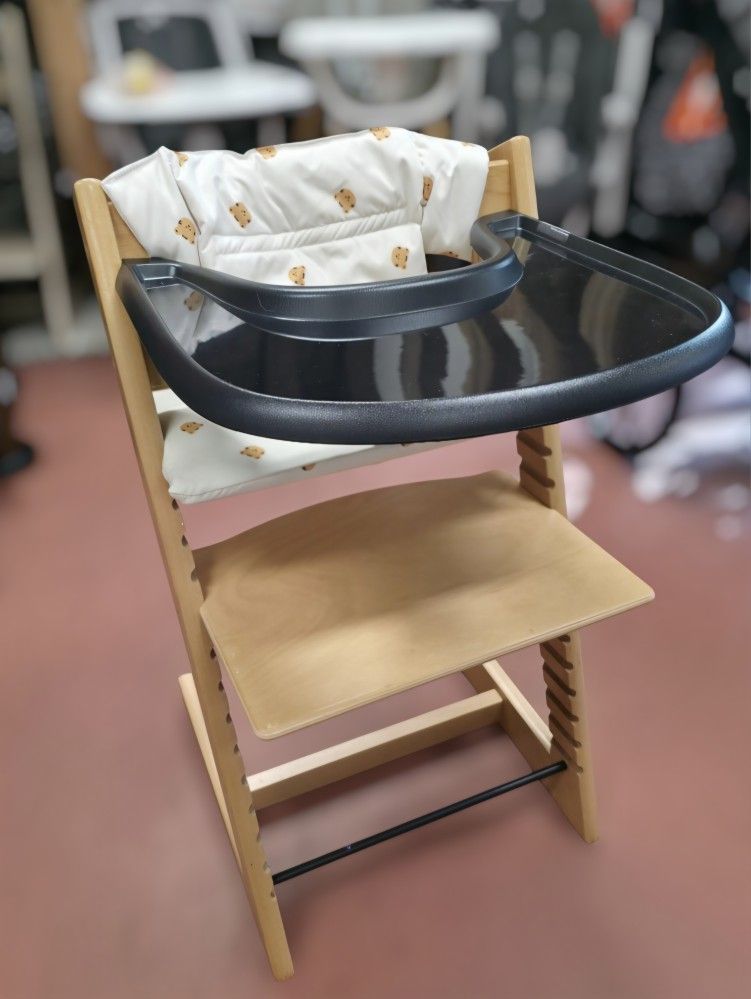 Stokke Tripp Trapp Wooden Convertible High Chair