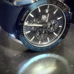 Men’s Watch (Benyar) With Blue Silicon Strap
