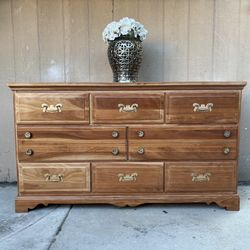 Gorgeous raw wood dresser console or credenza 