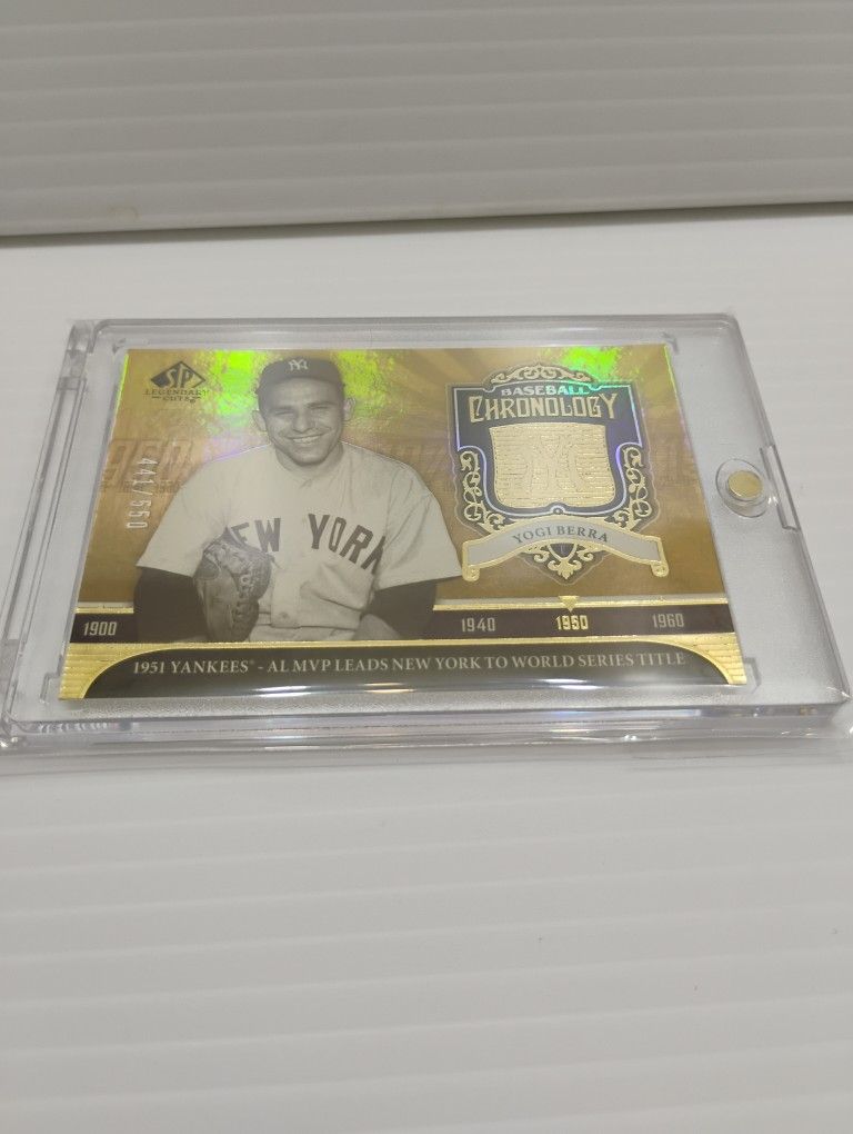 Yogi Berra Gold Card