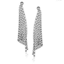 Michael Kors Mesh Crystal Earrings