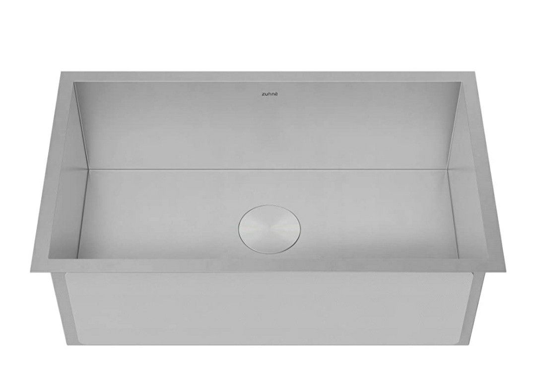 Zuhne undermount single stainless steel kitchen sink